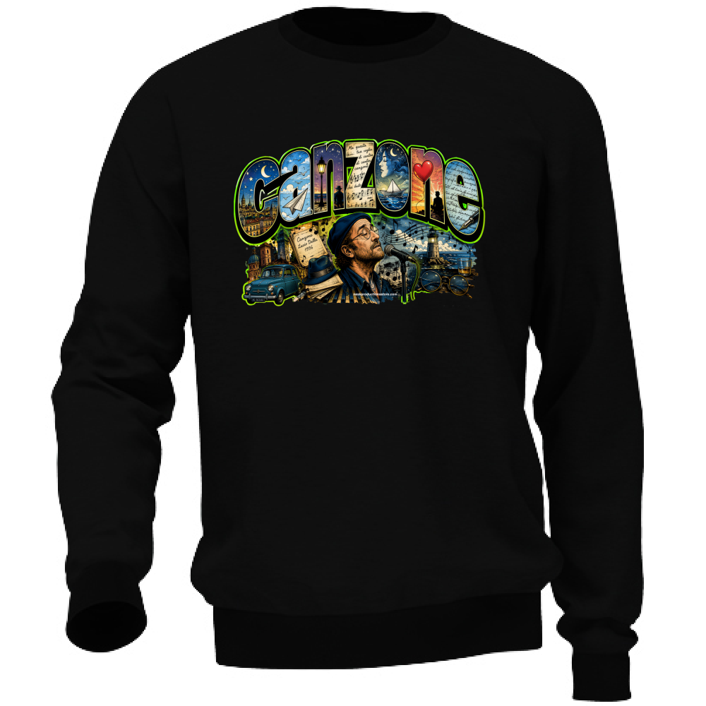 Felpa Unisex linea Canzone Dalla