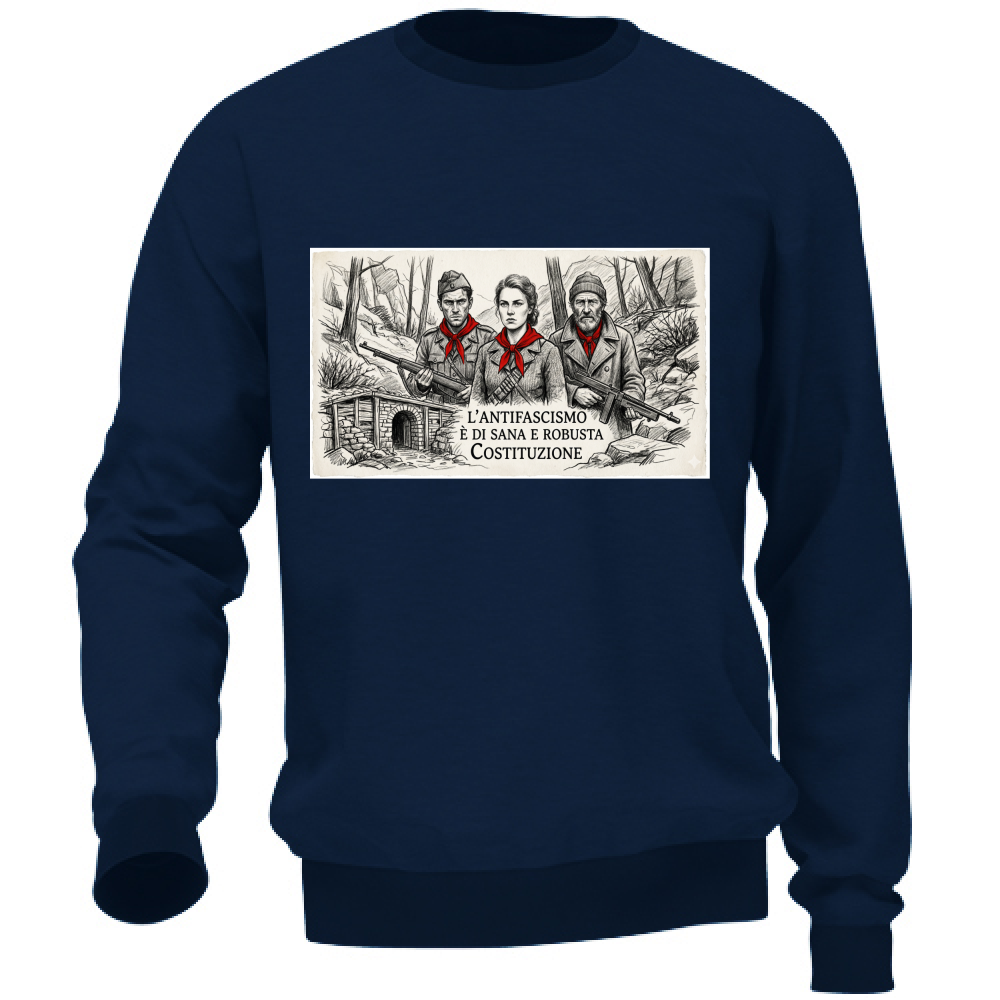 Felpa Unisex linea antifa