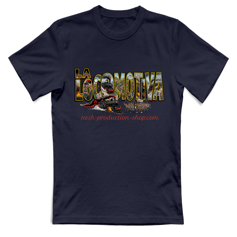T-Shirt Unisex Large linea la locomotiva