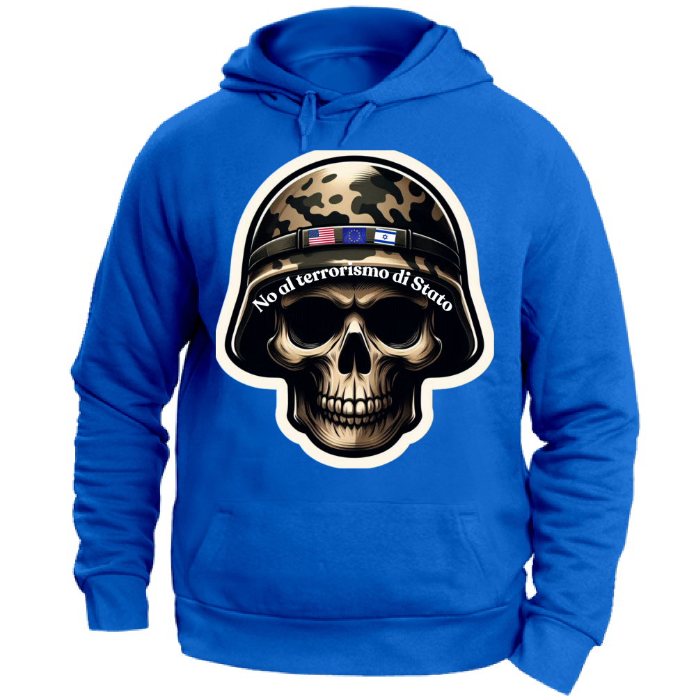 Felpa con Cappuccio Unisex Large linea NoTerror
