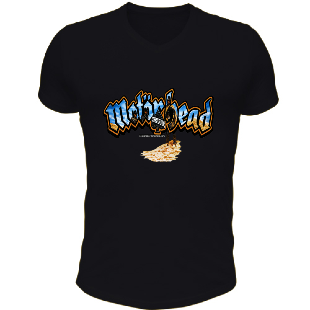 T-Shirt Unisex Scollo V linea Motorhead  A