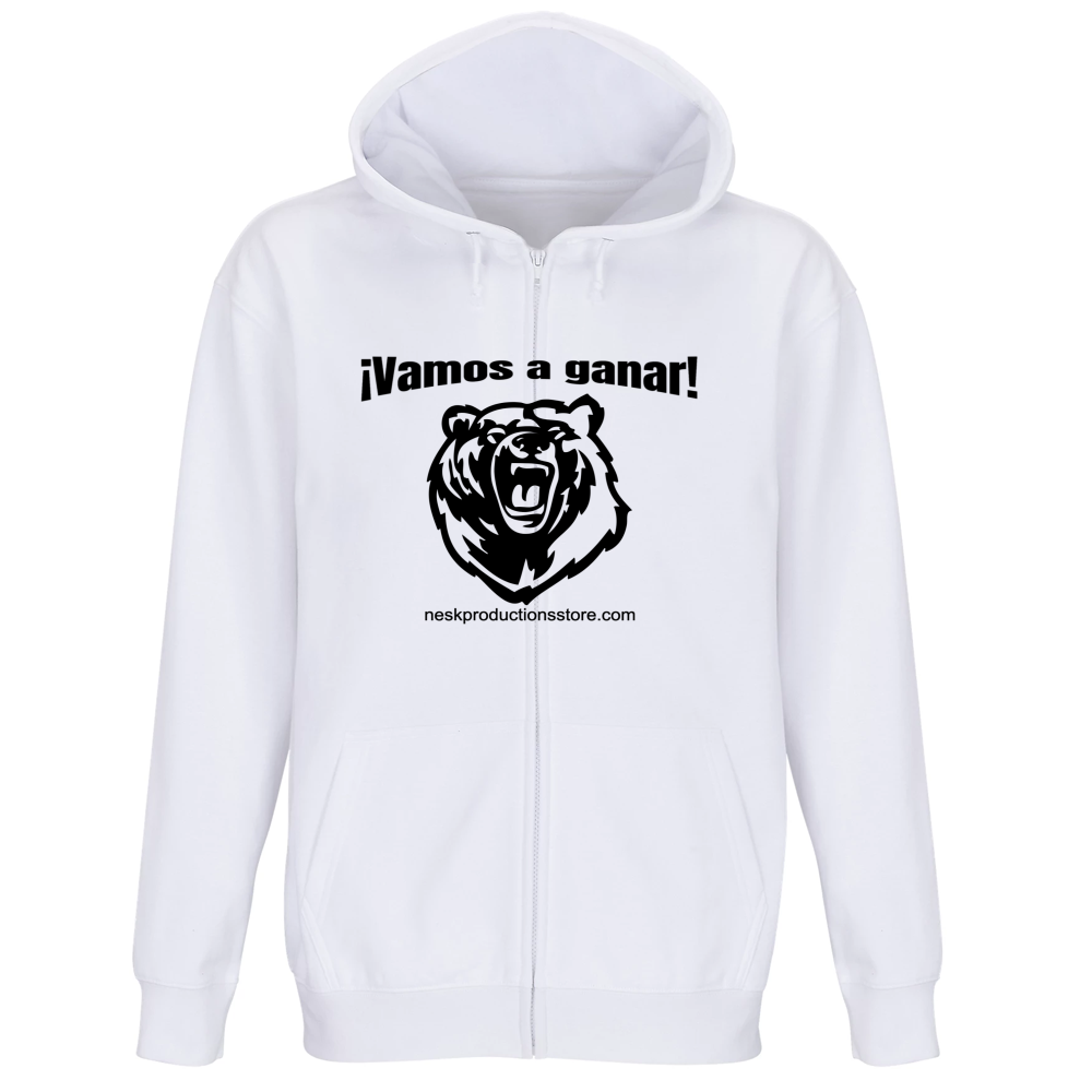 Felpa Premium Cappuccio Zip linea vamos a ganar