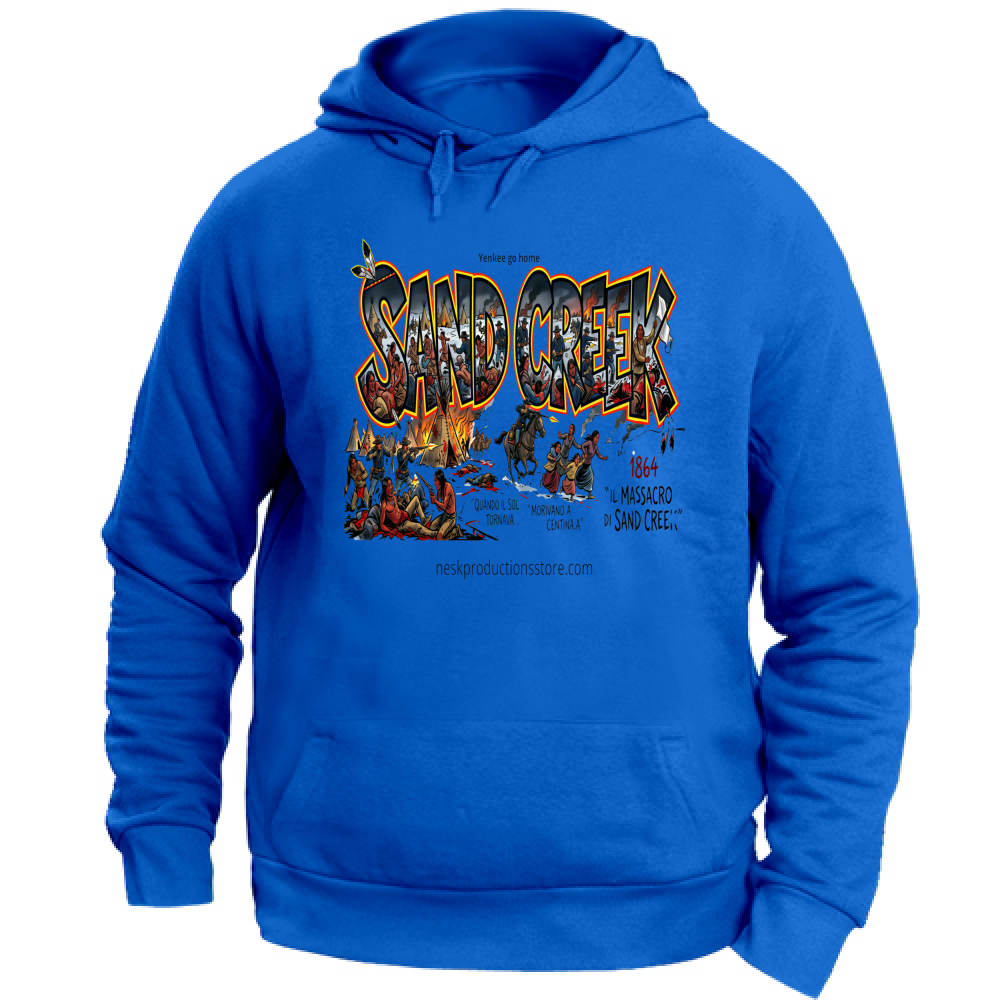 Felpa con Cappuccio Unisex Large linea Sand Creek 1A