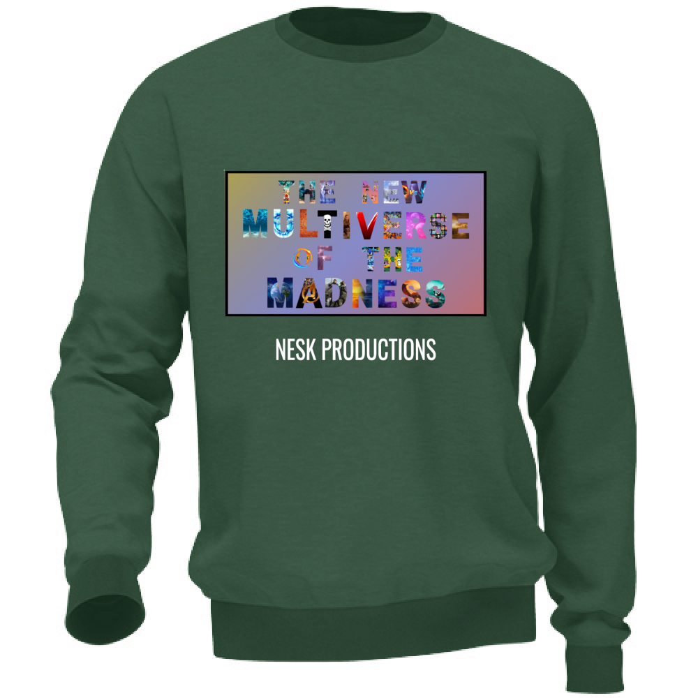 Felpa Unisex T-Shirt del Multiverso con Sfondo a Colori