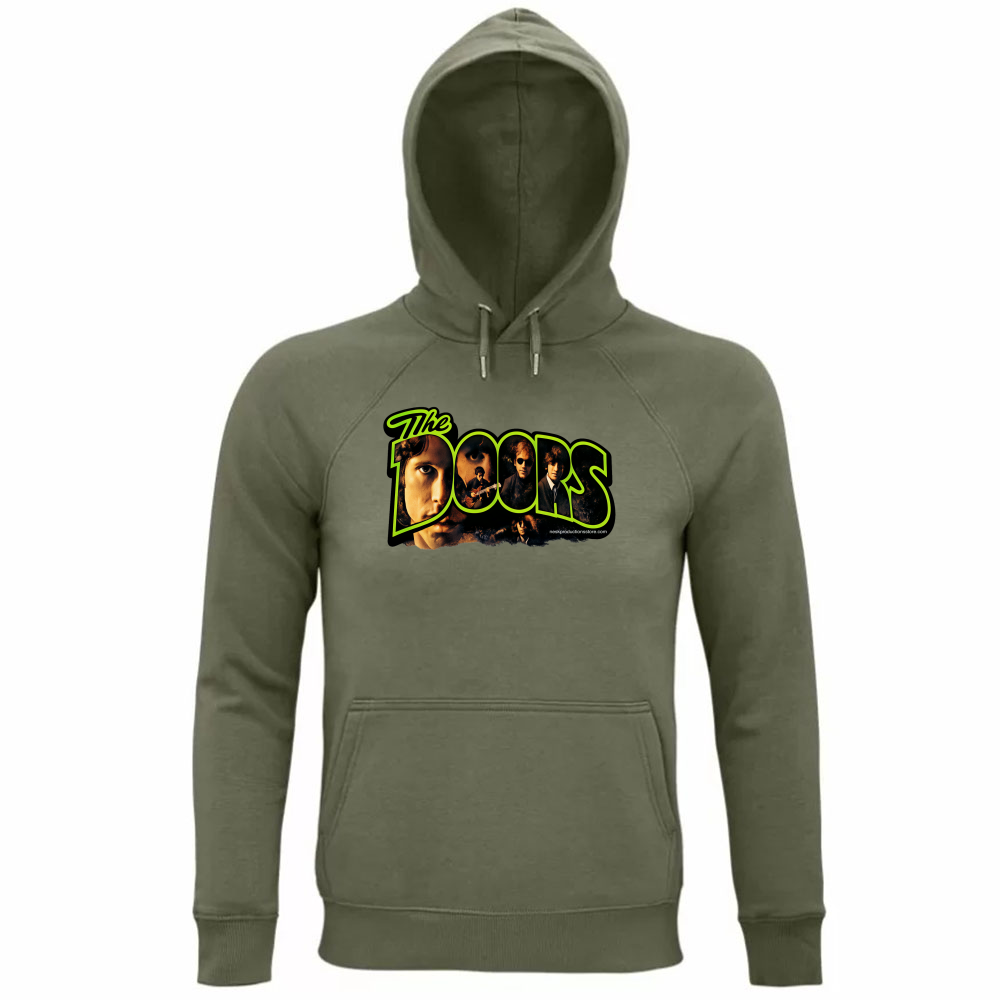 Felpa Organica Unisex Cappuccio linea Doors