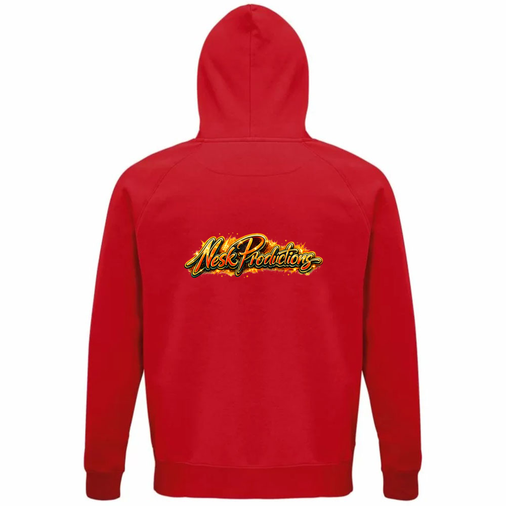 Felpa Organica Unisex Cappuccio Maglietta Verso un Mondo Migliore e Oltre