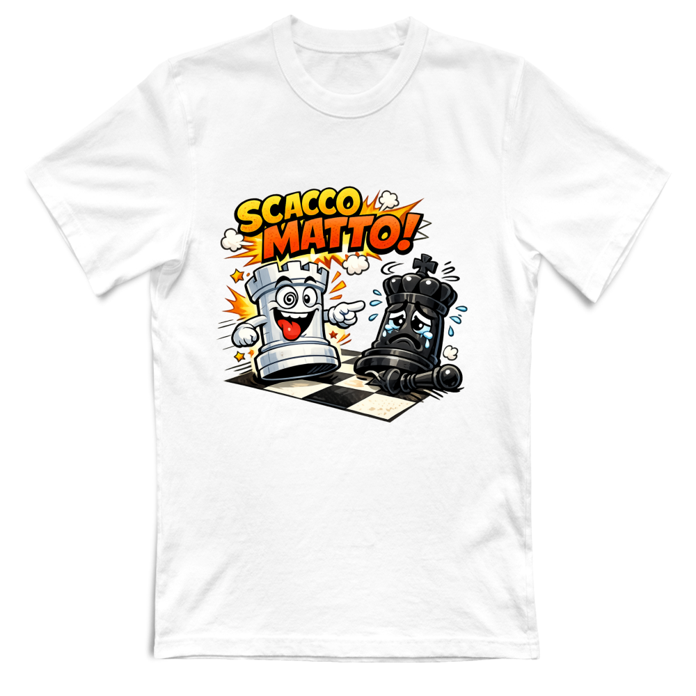 T-Shirt Unisex Linea scaccomatto