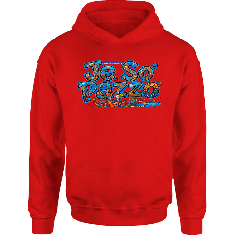 Felpa Bambino con Cappuccio linea je so pazzo A