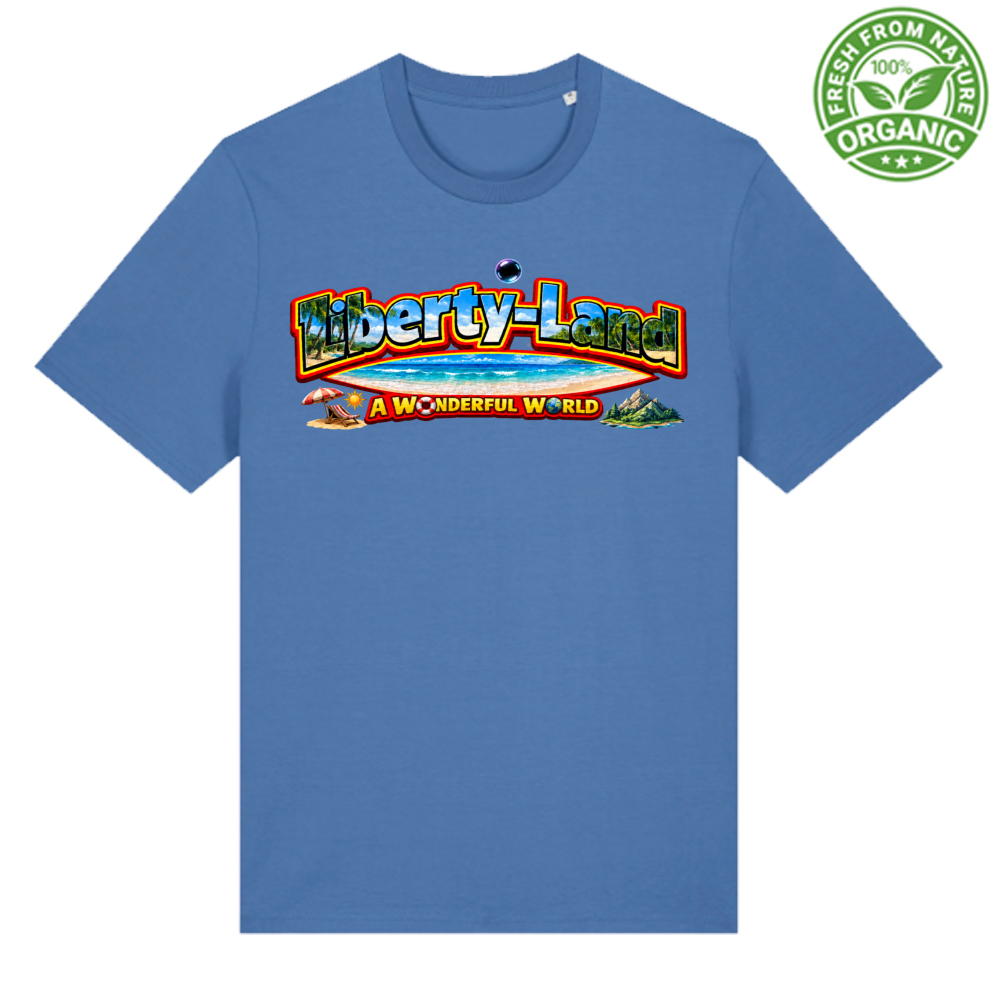 T-Shirt Unisex Premium Organic Maglietta Verso un Mondo Migliore e Oltre