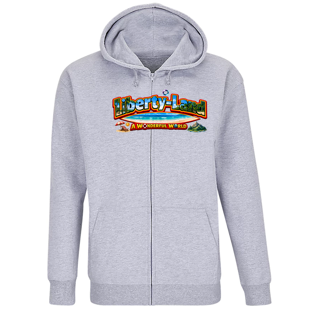 Felpa Premium Cappuccio Zip T-Shirt Verso un Mondo Migliore