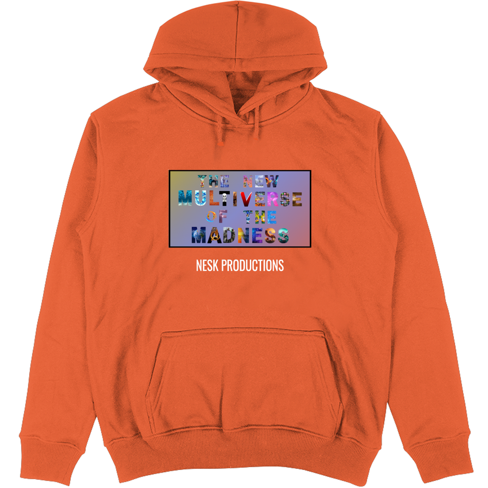 Felpa Unisex con Cappuccio T-Shirt del Multiverso con Sfondo a Colori