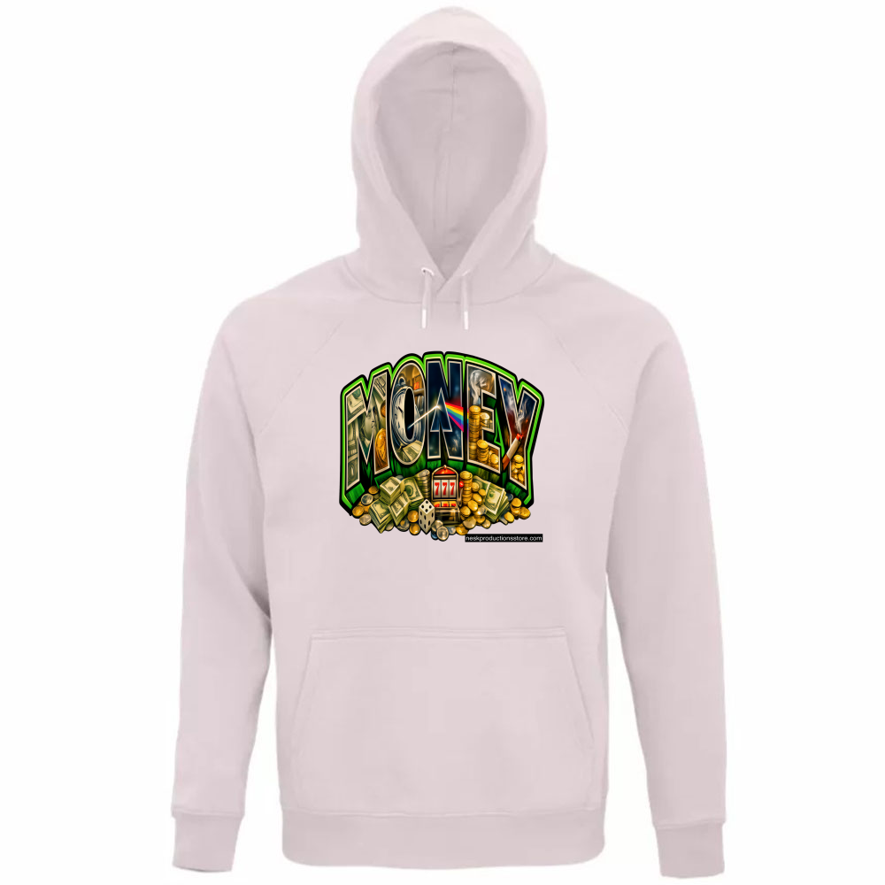 Felpa Organica Unisex Cappuccio linea Money A