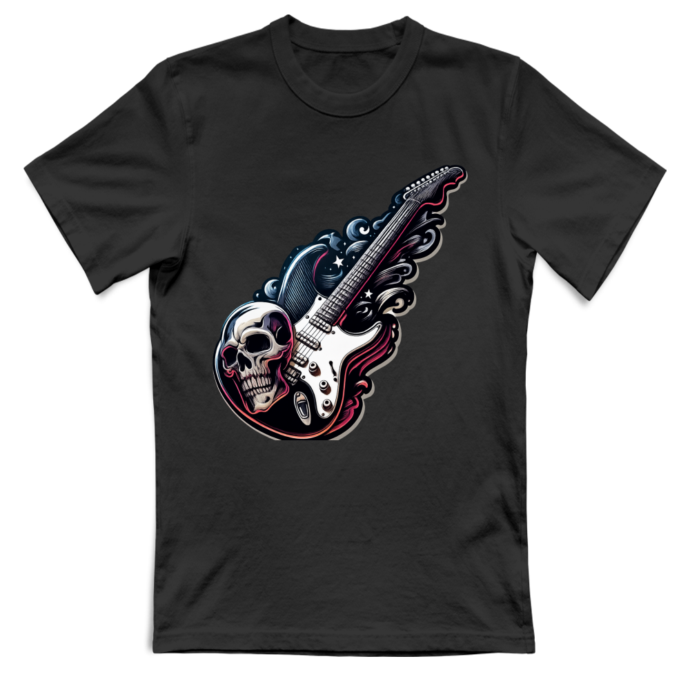 T-Shirt Bambino linea chitarra rock