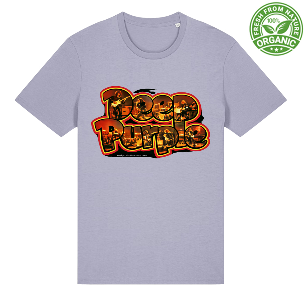 T-Shirt Unisex Organica linea Deep Purple