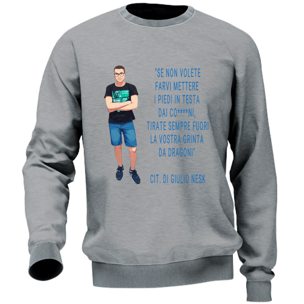 Felpa Unisex T-Shirt con una Frase Motivazionale