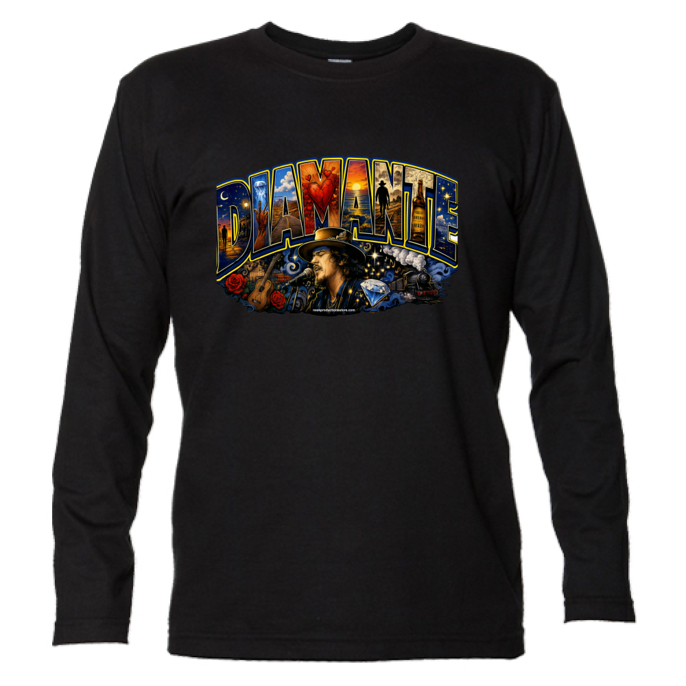 T-Shirt Unisex Manica Lunga linea Diamante Zucchero