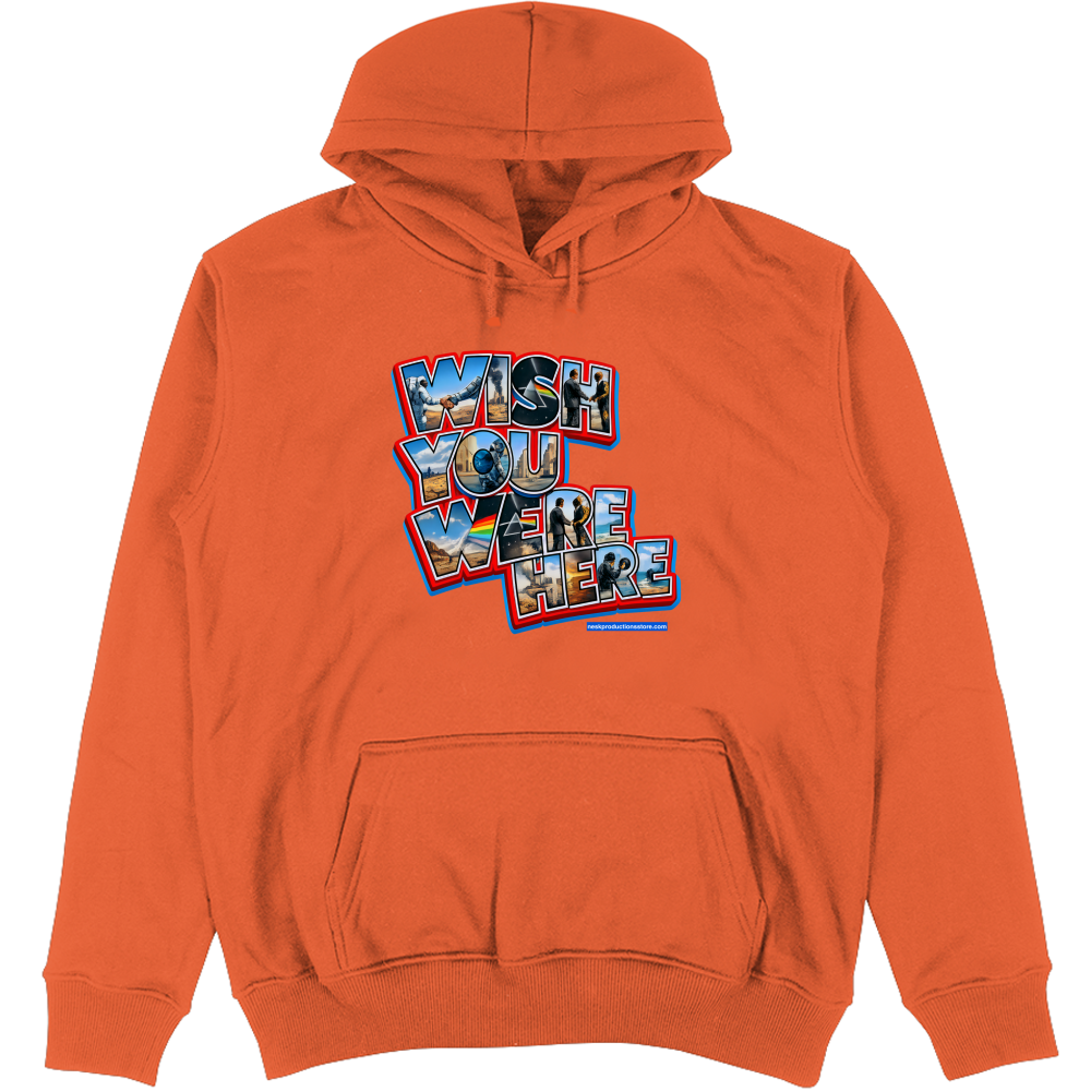 Felpa Unisex con Cappuccio linea wish you were here A