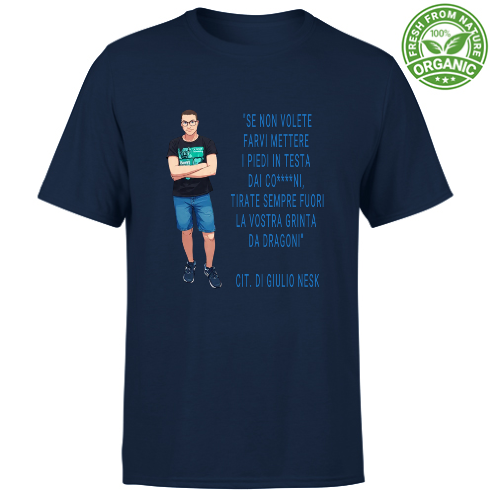 T-Shirt Unisex Organic T-Shirt con una Frase Motivazionale