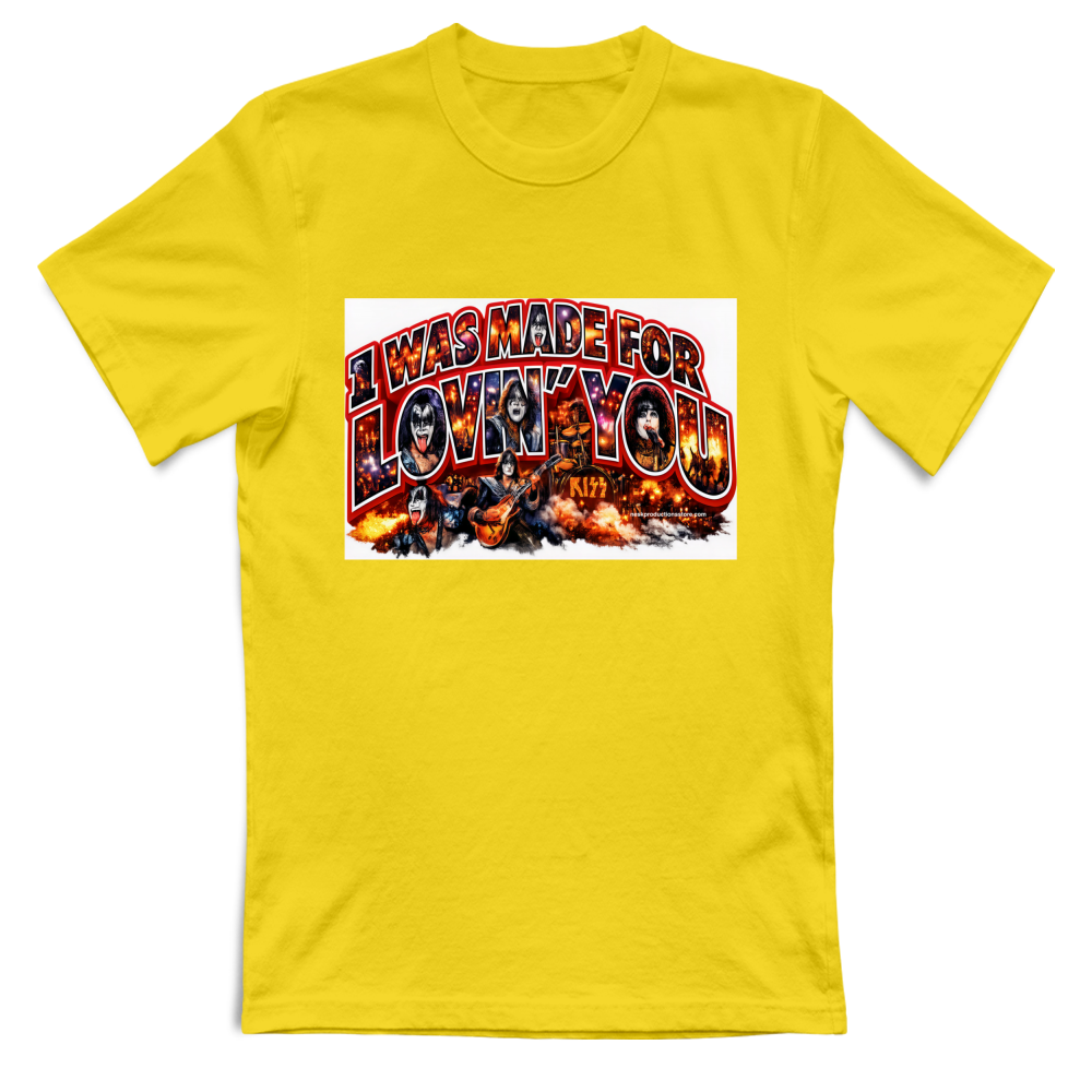T-Shirt Unisex linea i was made for lovin you 1A