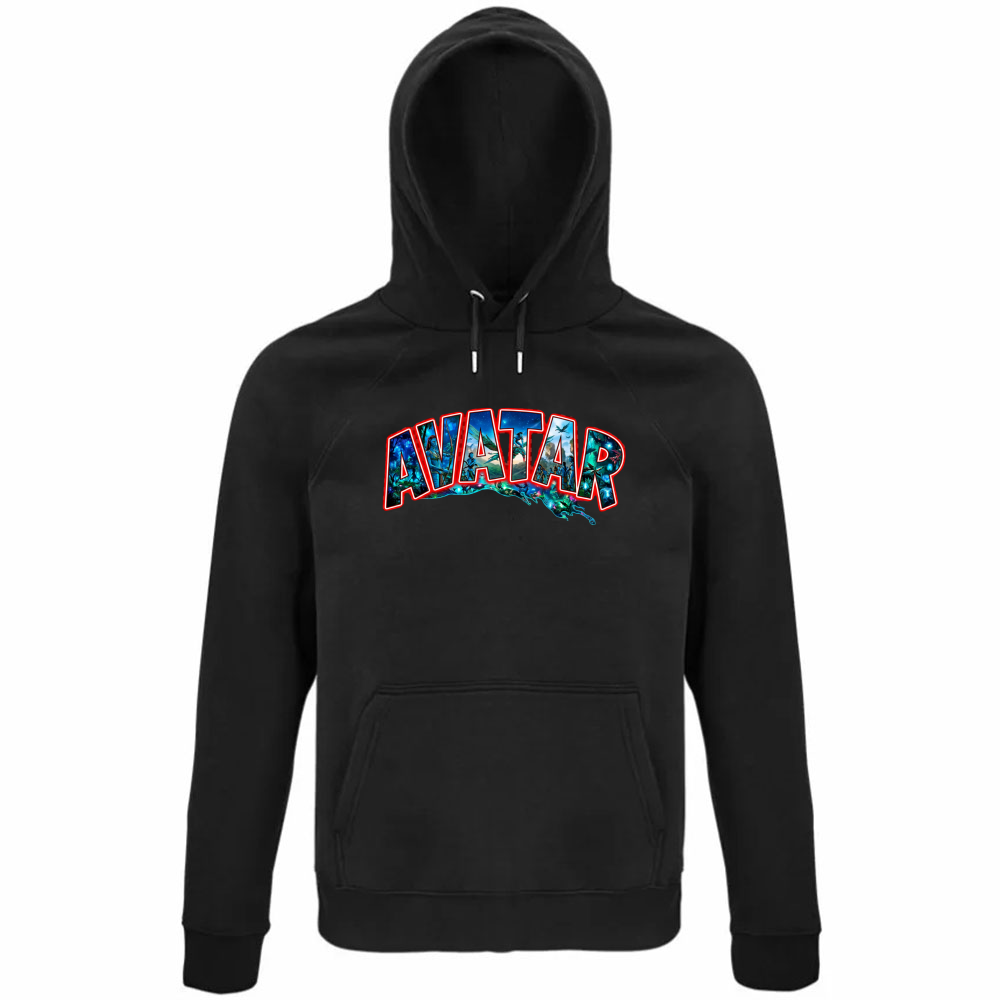 Felpa Organica Unisex Cappuccio linea avatar