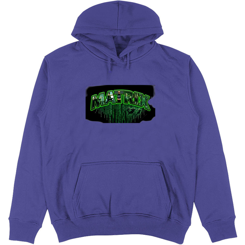 Felpa Unisex con Cappuccio linea matrix A