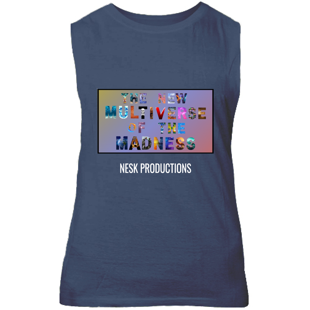 Canotta Unisex T-Shirt del Multiverso con Sfondo a Colori