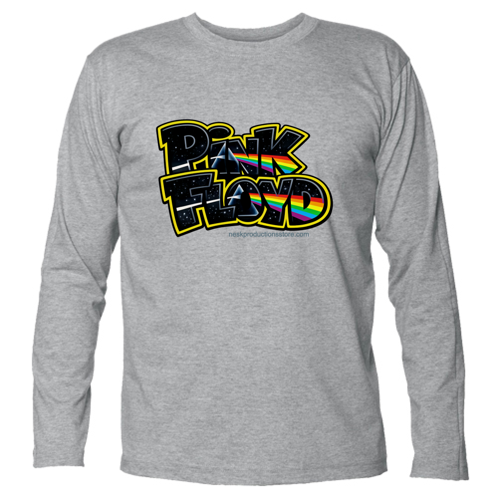T-Shirt Unisex Manica Lunga linea Pink Floyd
