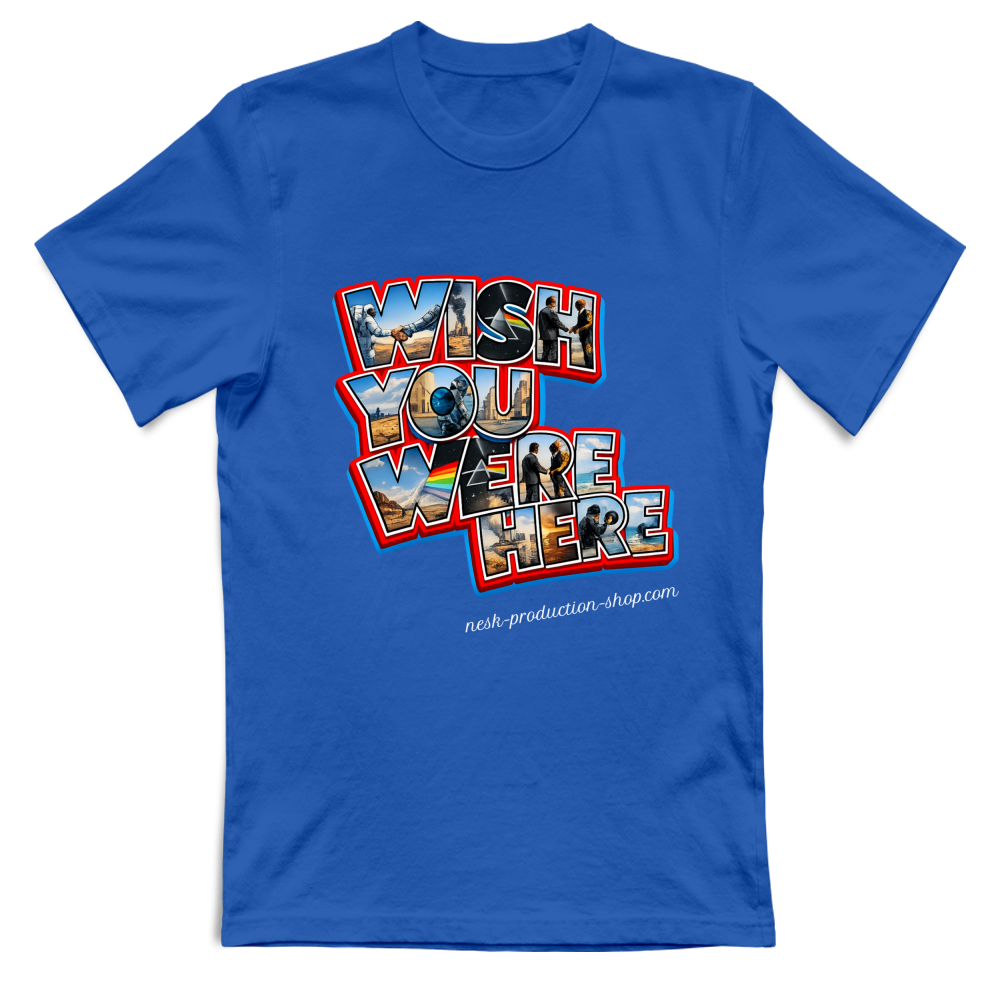 T-Shirt Unisex Large linea wish you were here