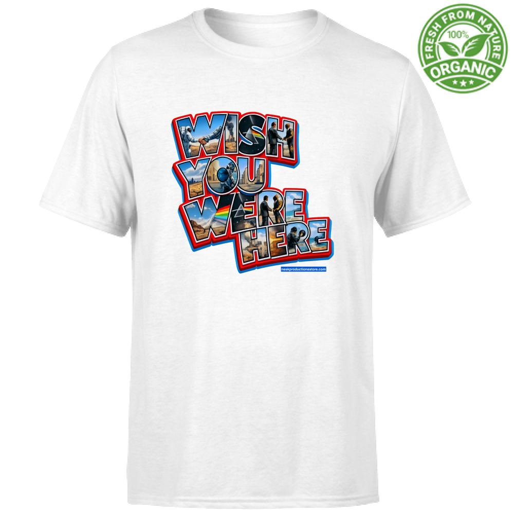 T-Shirt Unisex Organic linea wish you were here A