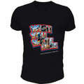 T-Shirt Unisex Scollo V linea wish you were here