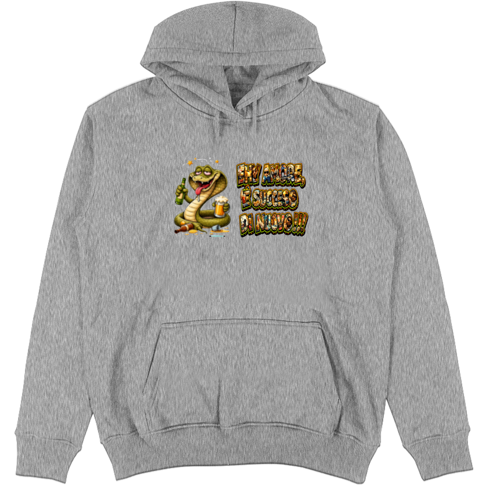 Felpa Unisex con Cappuccio Maglietta Scusatemi ma è Successo di Nuovo