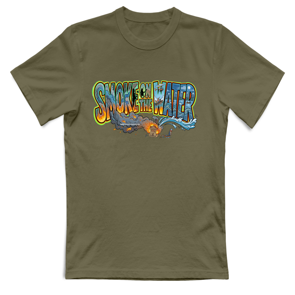 T-Shirt Bambino linea smoke on the water A