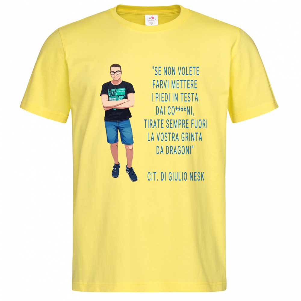 T-Shirt Men Premium T-Shirt con una Frase Motivazionale