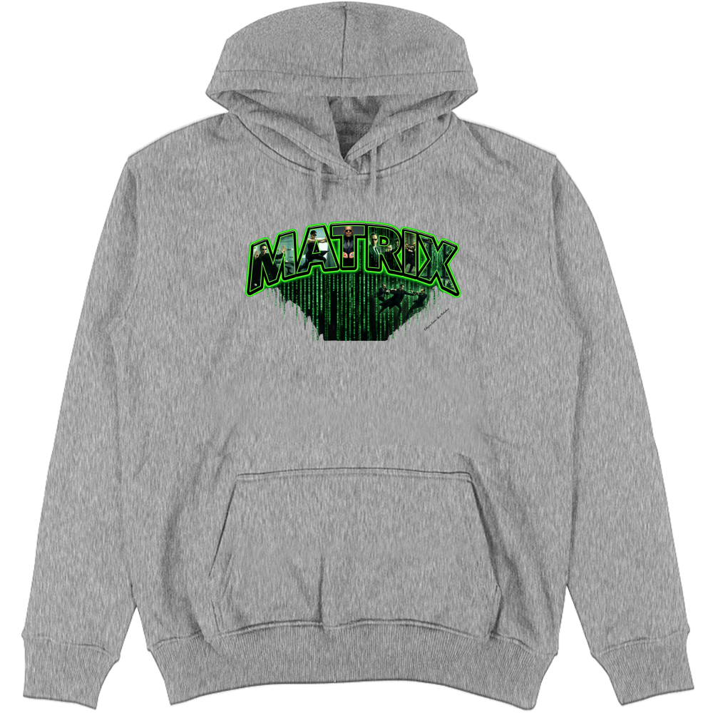 Felpa Unisex con Cappuccio linea matrix