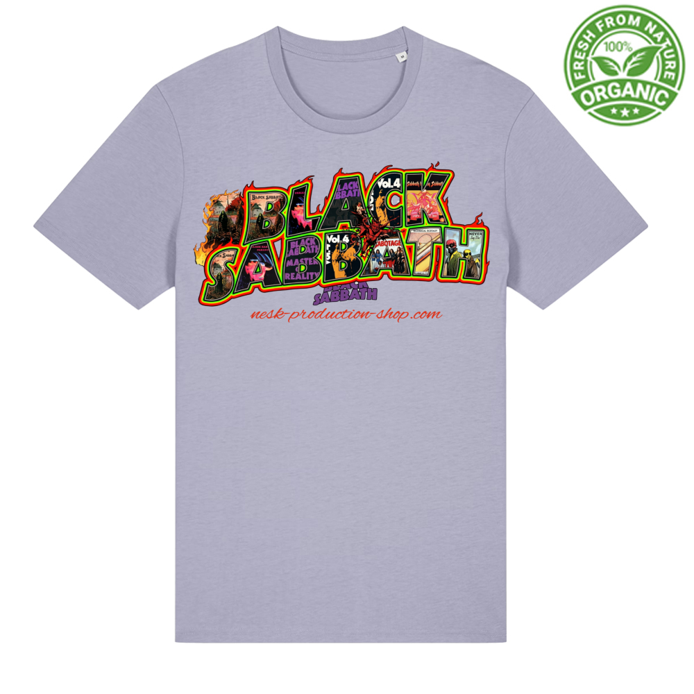 T-Shirt Unisex Organica linea black sabbath
