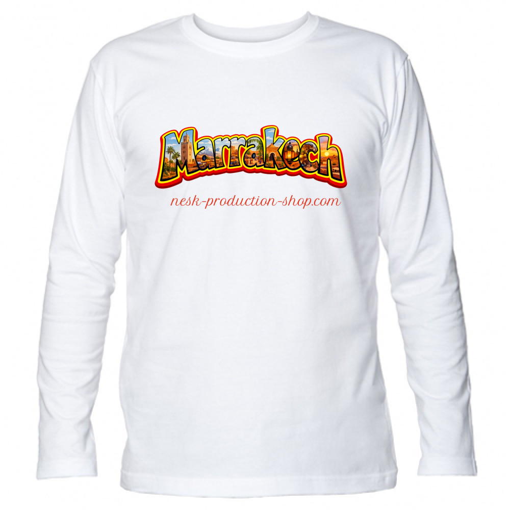 T-Shirt Unisex Manica Lunga linea marrakech