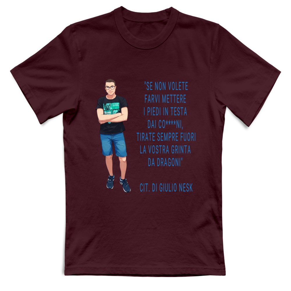 T-Shirt Unisex T-Shirt con una Frase Motivazionale