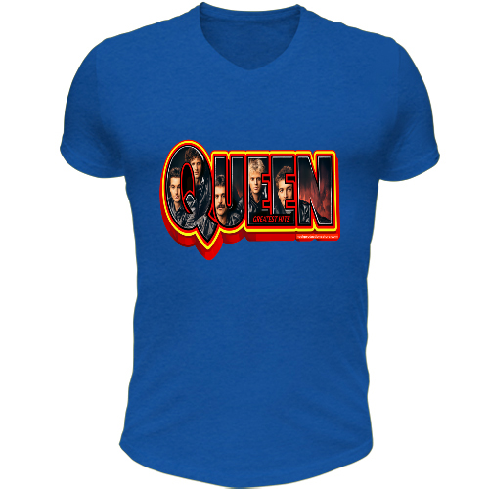 T-Shirt Unisex Scollo V Linea Queen  A