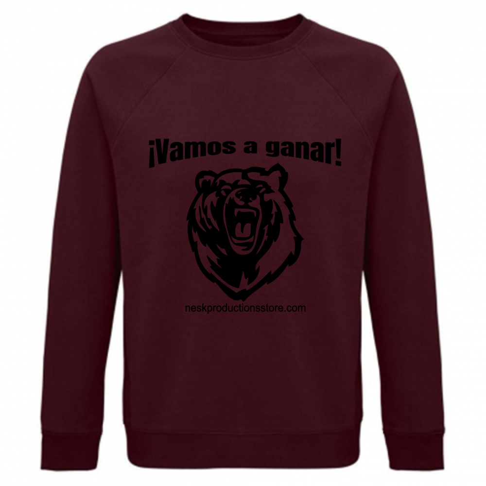 Felpa Unisex Organica linea vamos a ganar