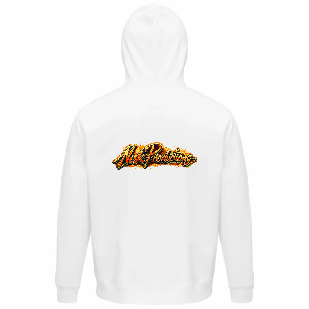 Felpa Organica Unisex Cappuccio Maglietta Verso un Mondo Migliore e Oltre