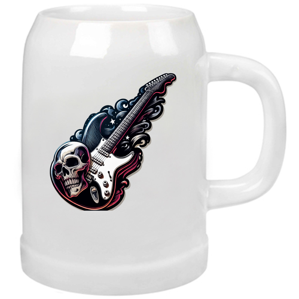 Boccale Birra linea chitarra rock