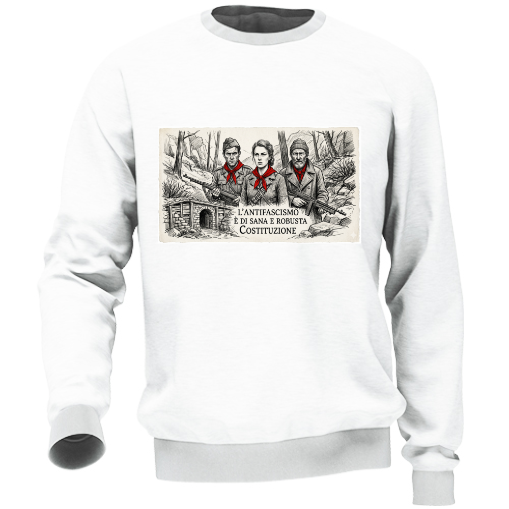 Felpa Unisex linea antifa