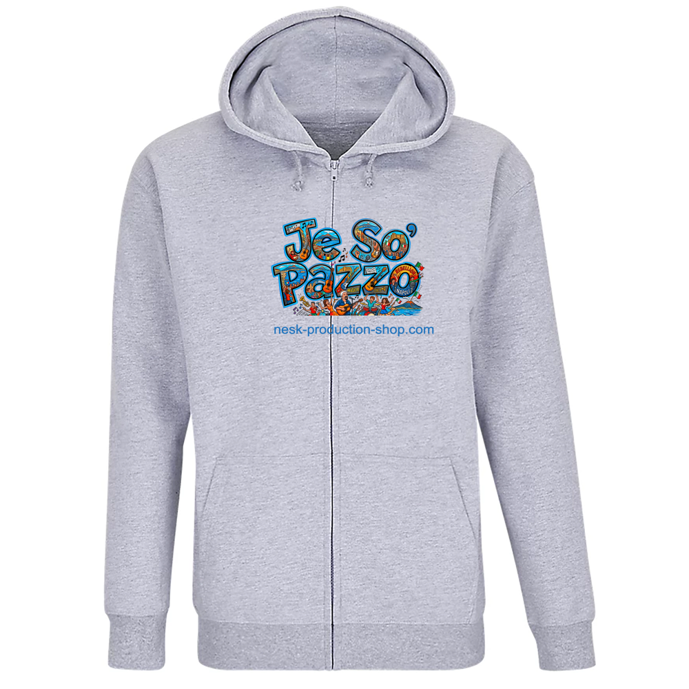 Felpa Premium Cappuccio Zip linea je so pazzo