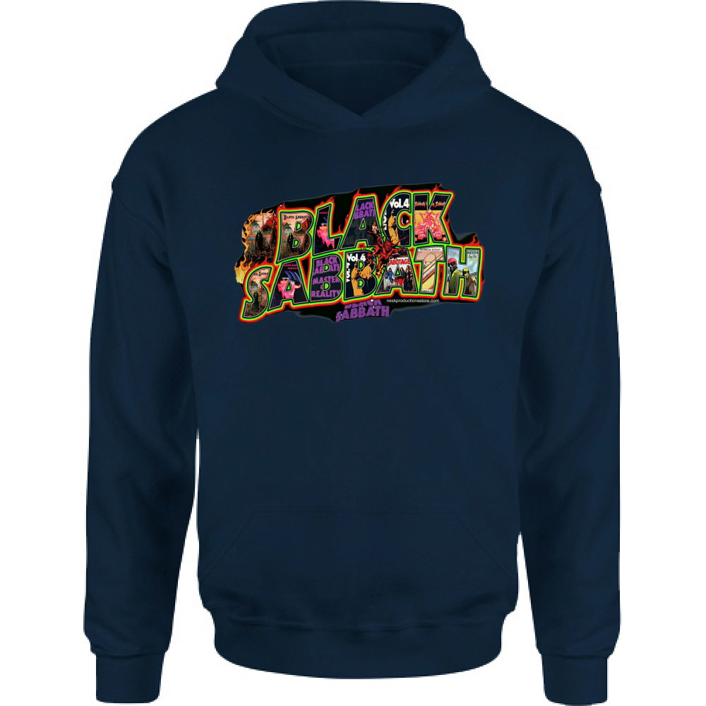 Felpa Bambino con Cappuccio linea Black Sabbath A