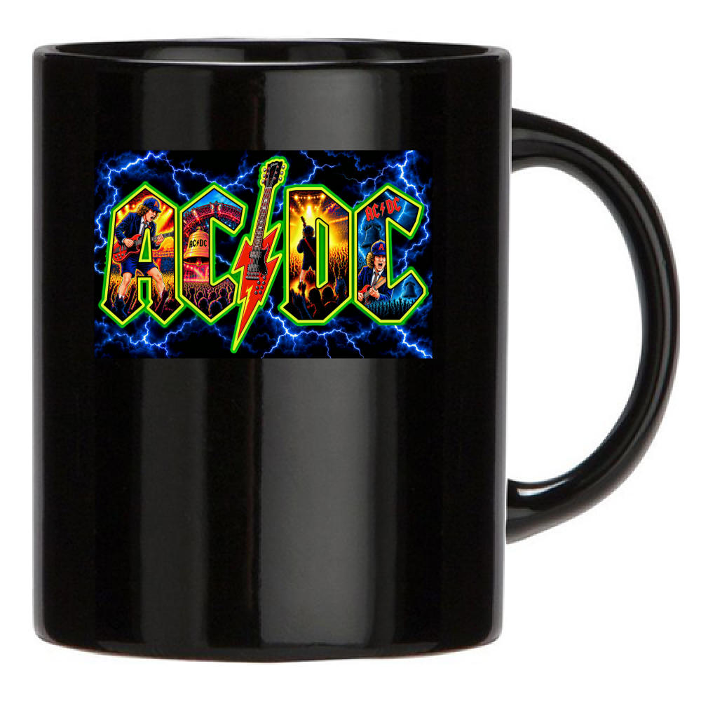Tazza Nera linea ac/dc B