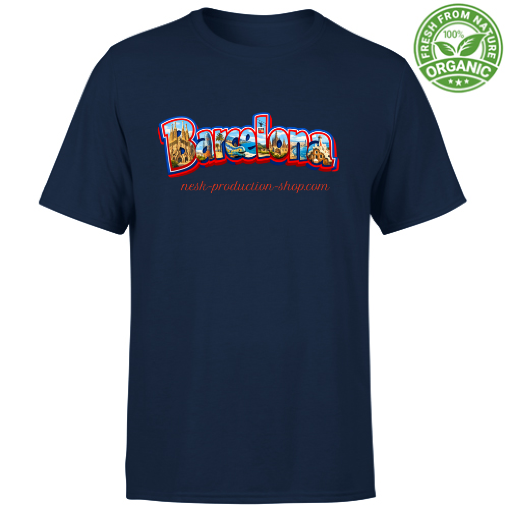 T-Shirt Unisex Organic linea Barcellona