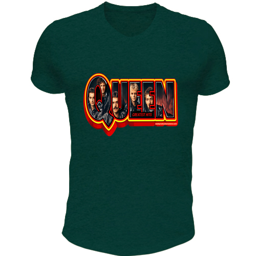 T-Shirt Unisex Scollo V Linea Queen  A