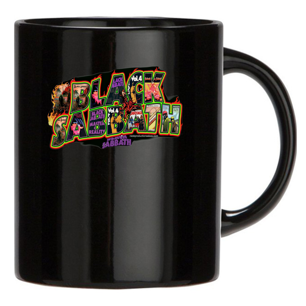 Tazza Nera linea Black Sabbath A