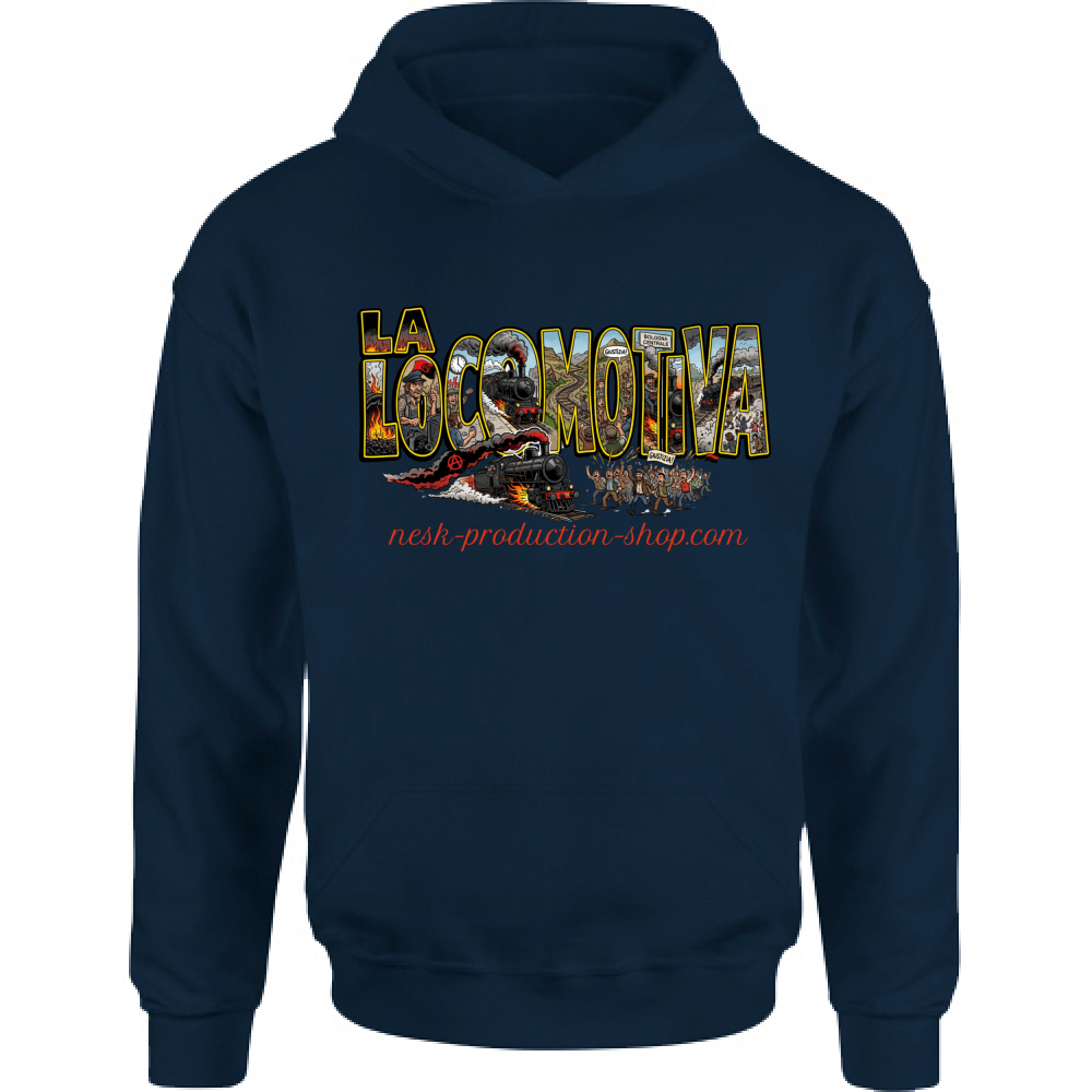 Felpa Bambino con Cappuccio linea la locomotiva