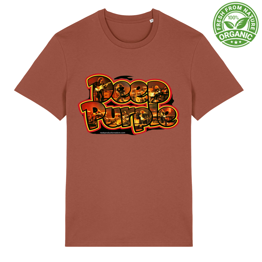 T-Shirt Unisex Organica linea Deep Purple